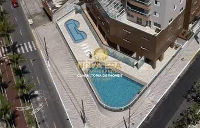 Imagem: VISTA MAR PRÉDIO FRENTE MAR 2 Dorm, R$332 Mil De Entrada,sacada