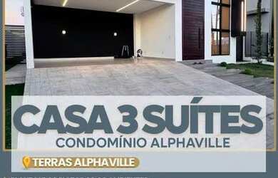 Imagem: A casa em condomínio possui 3 Dormitórios, 1 Banheiro, 3 Vagas