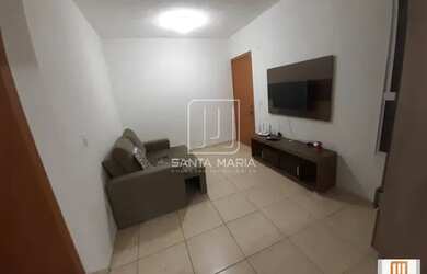 Imagem: O apartamento possui 2 Dormitórios, 1 Banheiro, 1 Vaga na garagem