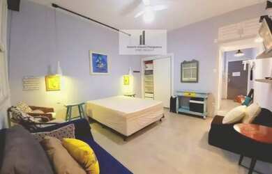 Imagem: A kitnet possui 1 Dormitório, 1 Banheiro, 30m² de Área e