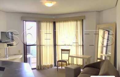 Imagem: O studio possui 1 Dormitório, 1 Banheiro, 1 Vaga na garagem