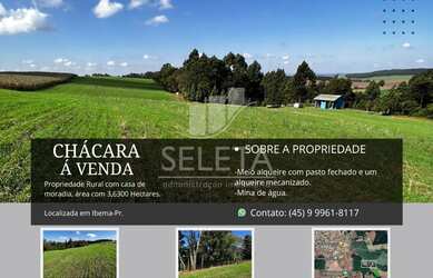 Imagem: Chácara à venda, CENTRO, IBEMA - PR