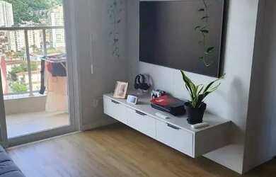 Imagem: O apartamento possui 1 Dormitório, 1 Banheiro, 1 Vaga na garagem