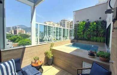 Imagem: O apartamento na cobertura possui 3 Dormitórios, 4 Banheiros