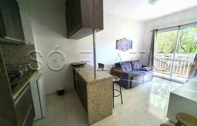 Imagem: O studio possui 1 Dormitório, 1 Banheiro, 1 Vaga na garagem