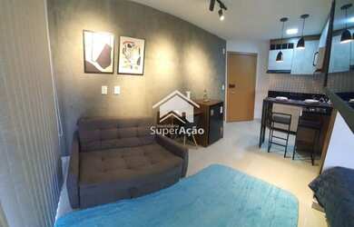 Imagem: O studio possui 1 Dormitório, 1 Banheiro, 1 Vaga na garagem