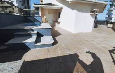 Imagem: O apartamento na cobertura possui 4 Dormitórios, 3 Banheiros