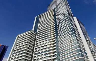 Imagem: O apartamento possui 1 Dormitório, 1 Banheiro, 1 Vaga na garagem