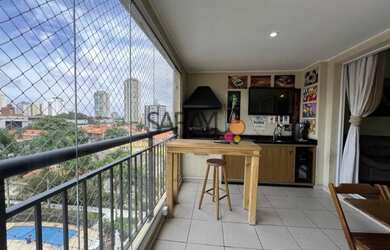 Imagem: O apartamento possui 3 Dormitórios, 5 Banheiros, 2 Vagas na