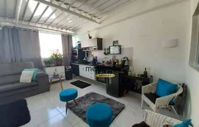 Imagem: O apartamento na cobertura possui 4 Dormitórios, 2 Banheiros