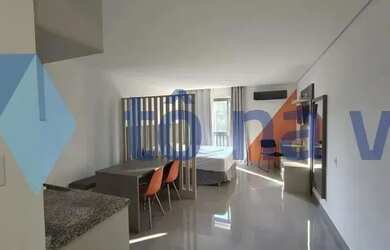 Imagem: O apartamento possui 1 Dormitório, 1 Banheiro, 1 Vaga na garagem