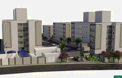 Imagem: O apartamento possui 2 Dormitórios, 1 Banheiro, 1 Vaga na garagem