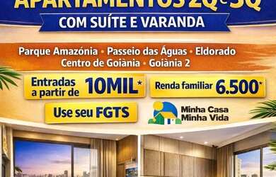 Imagem: O apartamento possui 3 Dormitórios, 2 Banheiros, 2 Vagas na