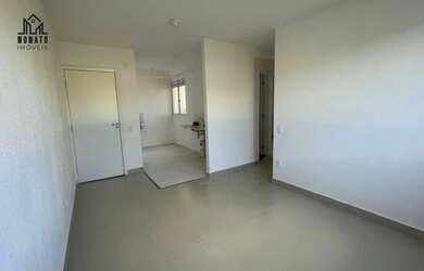 Imagem: O apartamento possui 2 Dormitórios, 1 Banheiro, 1 Vaga na garagem