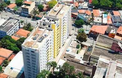 Imagem: O apartamento possui 2 Dormitórios, 1 Banheiro, 1 Vaga na garagem