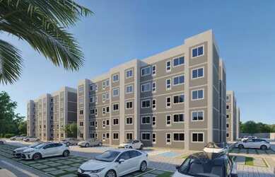 Imagem: O apartamento possui 2 Dormitórios, 1 Banheiro, 1 Vaga na garagem