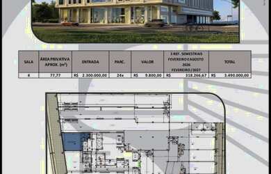 Imagem 3: Sala Comercial na Quadra do MAR em Itapema Frente Avenida 24x para pagar...