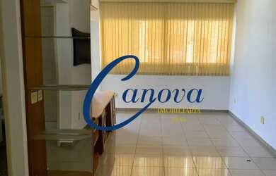 Imagem: O apartamento possui 1 Dormitório, 1 Banheiro, 1 Vaga na garagem