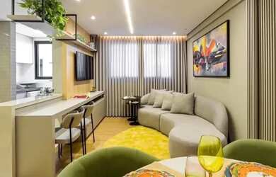 Imagem: O apartamento possui 3 Dormitórios, 2 Banheiros, 1 Vaga na