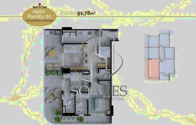 Imagem 14: VOGUE NAZARÉ Vista privilegiada e estrutura de alto padrão