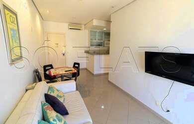 Imagem: O studio possui 1 Dormitório, 1 Banheiro, 1 Vaga na garagem