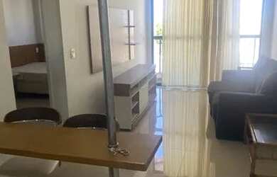 Imagem: O apartamento possui 1 Dormitório, 1 Banheiro, 1 Vaga na garagem