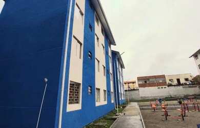 Imagem: O apartamento possui 2 Dormitórios, 1 Banheiro, 1 Vaga na garagem