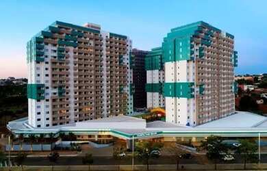 Imagem: O apartamento possui 1 Dormitório, 1 Banheiro, 1 Vaga na garagem