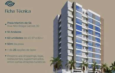 Imagem: O apartamento possui 1 Dormitório, 2 Banheiros, 1 Vaga na garagem