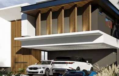 Imagem: A casa em condomínio possui 4 Dormitórios, 5 Banheiros, 3