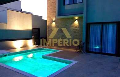 Imagem: A casa em condomínio possui 3 Dormitórios, 5 Banheiros, 4