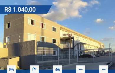 Imagem: O apartamento possui 2 Dormitórios, 1 Banheiro, 1 Vaga na garagem