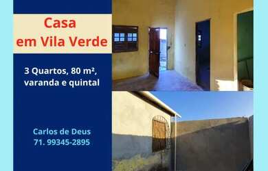 Imagem: Imperdível excelente Casa 3 Quartos, 80 m², quintal, varanda