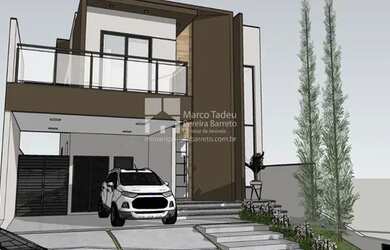 Imagem: A casa em condomínio possui 4 Dormitórios, 5 Banheiros, 4