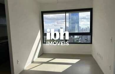 Imagem: O apartamento possui 1 Dormitório, 2 Banheiros, 1 Vaga na garagem