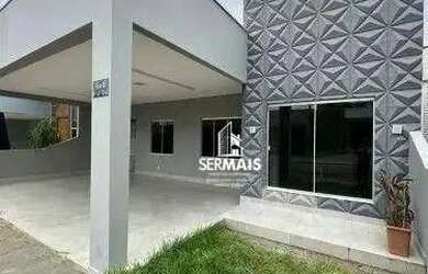 Imagem: A casa possui 3 Dormitórios, 2 Banheiros, 2 Vagas na garagem