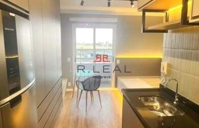 Imagem: O apartamento possui 1 Dormitório, 1 Banheiro, 1 Vaga na garagem