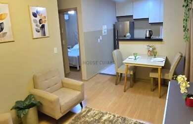 Imagem: O apartamento possui 2 Dormitórios, 1 Banheiro, 1 Vaga na garagem