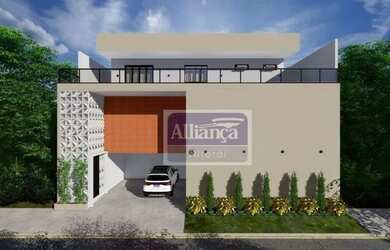 Imagem: A casa em condomínio possui 4 Dormitórios, 3 Banheiros, 2