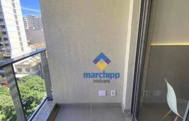 Imagem: O apartamento possui 1 Dormitório, 1 Banheiro, 32m² de Área