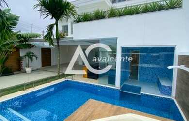 Imagem: A casa em condomínio possui 4 Dormitórios, 5 Banheiros, 4