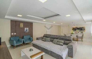 Imagem: O apartamento na cobertura possui 4 Dormitórios, 5 Banheiros