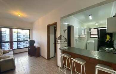 Imagem: O apartamento possui 1 Dormitório, 1 Banheiro, 1 Vaga na garagem