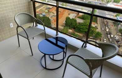 Imagem: O apartamento possui 1 Dormitório, 1 Banheiro, 1 Vaga na garagem