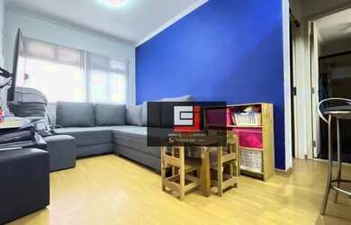 Imagem: O apartamento possui 2 Dormitórios, 1 Banheiro, 1 Vaga na garagem