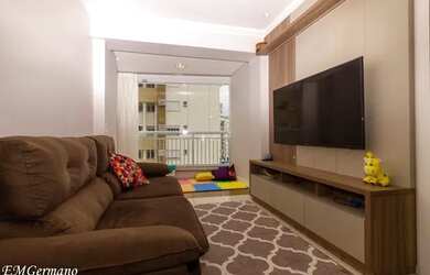 Imagem: O apartamento possui 3 Dormitórios, 2 Banheiros, 2 Vagas na