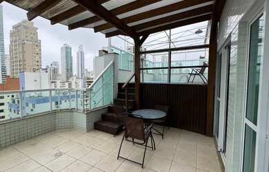 Imagem: O apartamento na cobertura possui 3 Dormitórios, 4 Banheiros