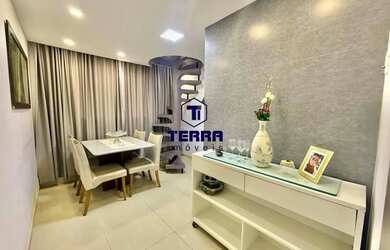 Imagem: O apartamento na cobertura possui 3 Dormitórios, 2 Banheiros