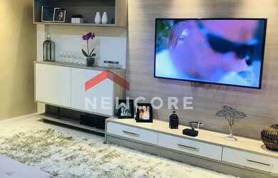 Imagem: A casa em condomínio possui 4 Dormitórios, 4 Banheiros, 2