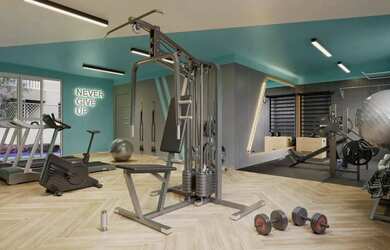 Imagem: O apartamento possui 2 Dormitórios, 2 Banheiros, 1 Vaga na